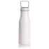 Butelka termiczna 475 ml Air Gifts z uchwytem i metalowym ringiem na spodzie, pojemnik w zakrętce biały V0850-02  thumbnail