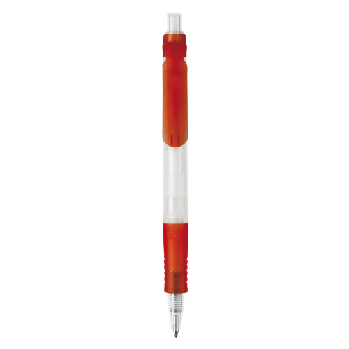 Długopis Vegetal Pen Clear przejrzysty Ecru / czerwony LT87540-N5421 (2)