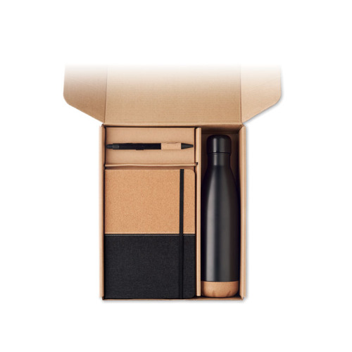 3-częściowy zestaw upominkowy Czarny MO2634-03 (2)