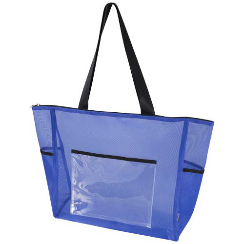 Mesh torba na zakupy 23 l z recyklingu z certyfikatem GRS Królewski niebieski 13013853 