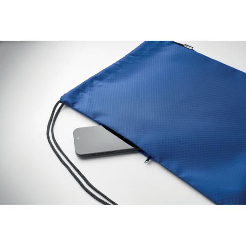 Worek ze sznurkiem 420D RPET Niebieski MO2920-37 (3)