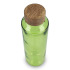 Butelka InSideOut z recyklingowanego szkła ReuuZ z drewnianym korkiem 650 ml Transparentny / jasnozielony LT57013-N0432 (3) thumbnail