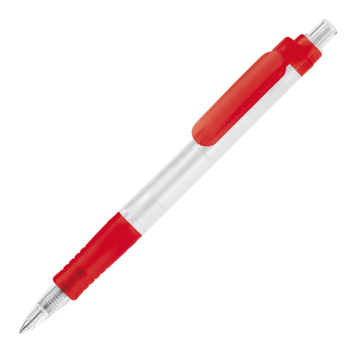 Długopis Vegetal Pen Clear przejrzysty Ecru / czerwony LT87540-N5421 