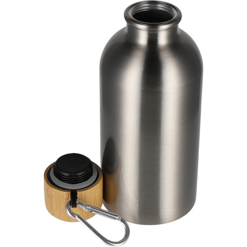 Butelka metalowa 400 ml MARILYN Szary 8497207 (4)