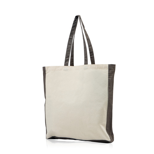 Torba z bawełny 100%, gramatura 180 g/m2 / DualCotton Ciemnoszary IP31018396 