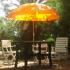 Parasol plażowy Ø150 cm FORT LAUDERDALE Pomarańczowy 507010 (5) thumbnail