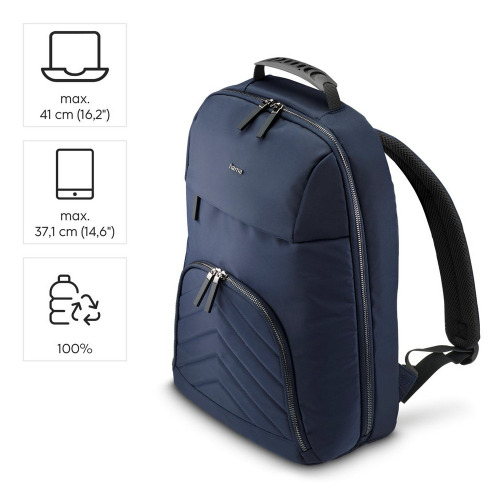 Plecak na laptopa 16,2" Hama Lightweight Premium Granatowy VH041-04 (3)