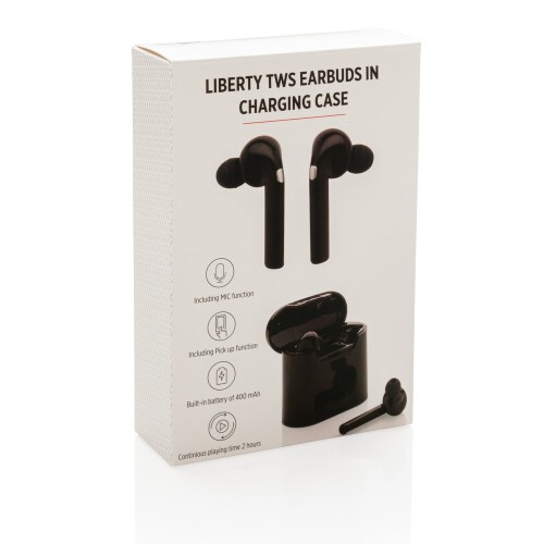 Bezprzewodowe słuchawki douszne Liberty czarny P329.011 (14)
