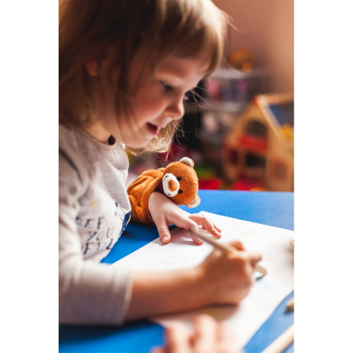 Humphrey, pluszowa opaska zwijana miś Brązowy HE726-16 (6)