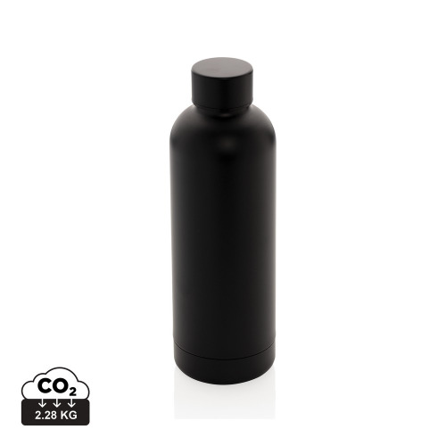 Butelka termiczna 500 ml, stal nierdzewna z recyklingu Czarny P435.701 (2)