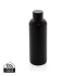 Butelka termiczna 500 ml, stal nierdzewna z recyklingu Czarny P435.701 (2) thumbnail