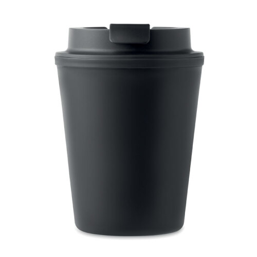 Kubek z recyklingu z PP 300 ml czarny MO6866-03 (2)