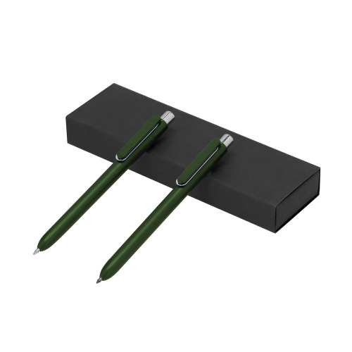 Zestaw piśmienniczy z RABS, długopis i "wieczny" ołówek Zielony VA636-06 