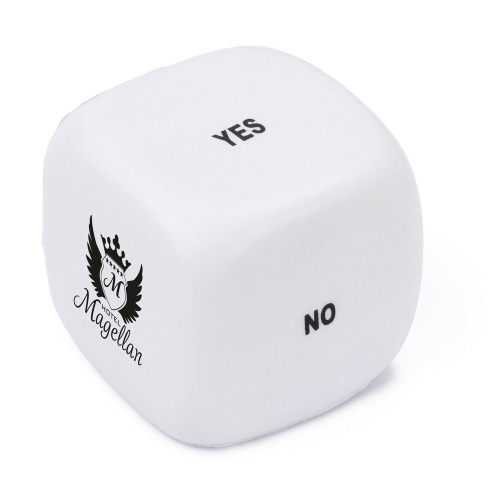 Antystres "kostka decyzyjna" Biały V2556-02 (6)