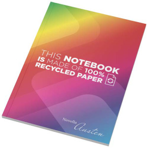 Notatnik A5 Novella Austen z miękką okładką wykonaną z materiału z recyklingu, 50 kartek