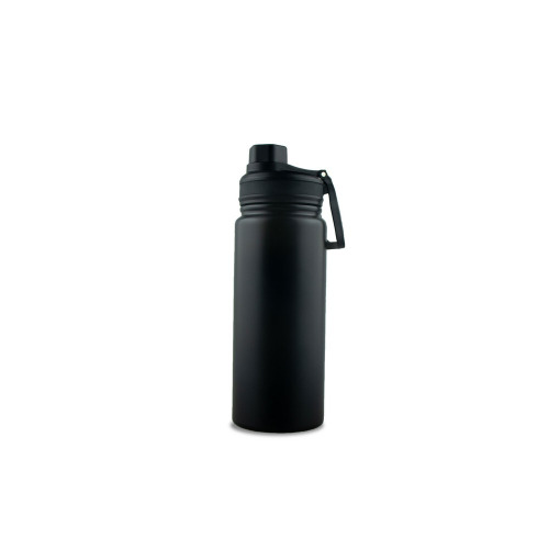 Butelka termiczna 600 ml Air Gifts, składany uchwyt czarny V6975-03 (2)