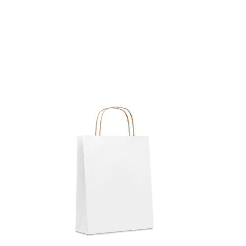 Mała torba prezentowa biały MO6172-06 