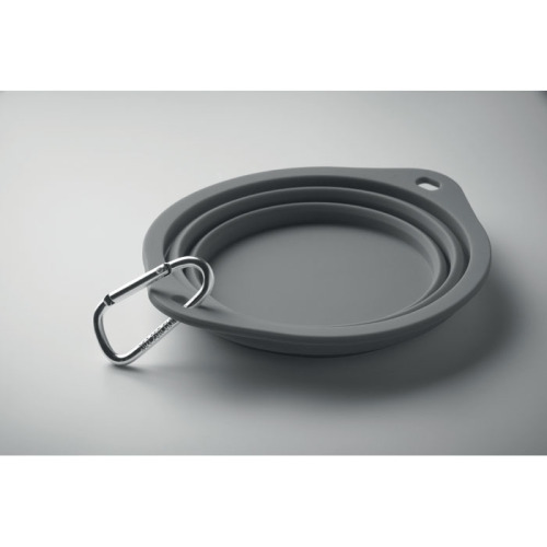 Przenośna miska dla zwierząt 350 m Kamienny Szary MO2566-15 (3)