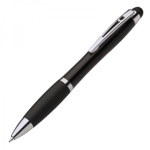 Długopis metalowy touch pen lighting logo LA NUCIA czarny 054003 