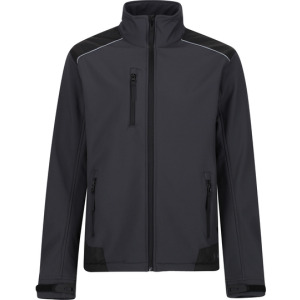Kurtka Klasyczna Softshell Strecz Wodoodporna - Navy & Black