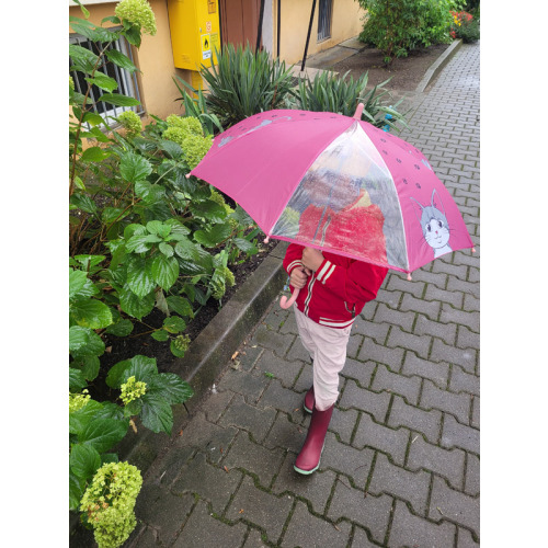 Parasol dziecięcy MIAU Różowy 37064-21 (4)