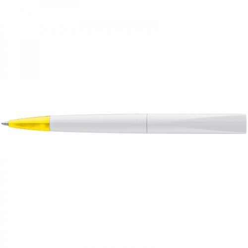 Długopis plastikowy z szerokim klipsem CANBERRA żółty 306108 (3)