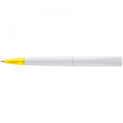 Długopis plastikowy z szerokim klipsem CANBERRA żółty 306108 (3)