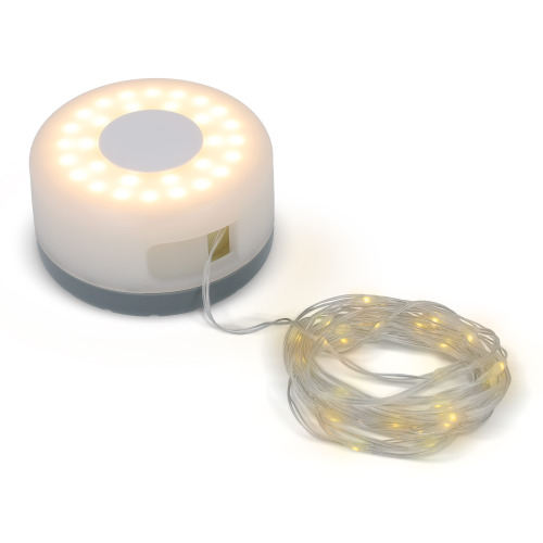 Zwijane lampki sznurkowe InsideOut Szary LT57303-N0061 
