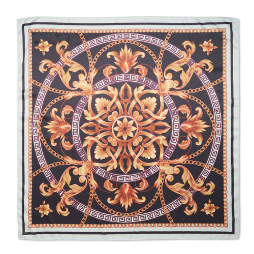 Szal z poliestru z recyklingu Matowy złoty MO2074-98 (1)