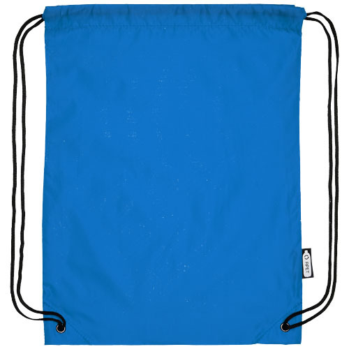 Plecak Oriole ze sznurkiem ściągającym z recyklowanego plastiku PET Niebieski 12046152 (4)