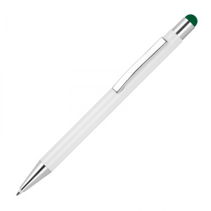 Długopis aluminiowy touch pen soft touch JEAN Ciemnozielony