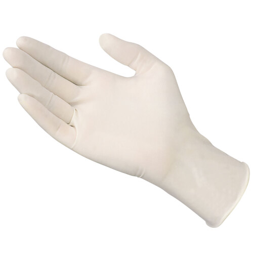 Rękawiczki lateksowe rozmiar XL 100 szt. biały 5166306 (1)