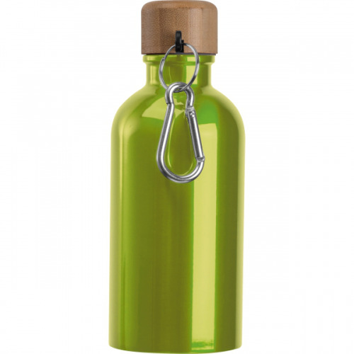 Butelka metalowa 400 ml MARILYN Jasnozielony 8497229 (4)