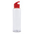 Butelka Loop transparent R-PET 600ml Transparentny / czerwony LT98744-N0421  thumbnail