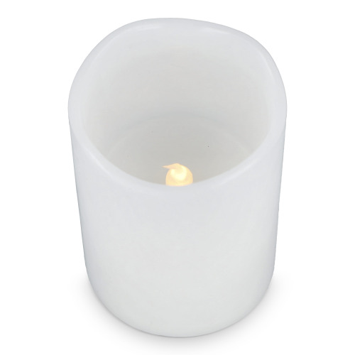 Zestaw 3 świec woskowych LED Koselys (zasilanych bateryjnie) Kość słoniowa LT57312-N0056 (3)
