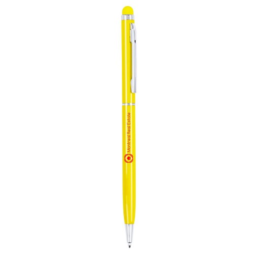 Długopis, touch pen żółty V1660-08 (3)
