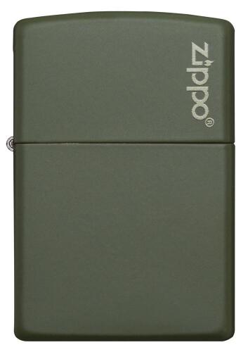 Zapalniczka Zippo Classic z logo Zielony mat ZIP60001568 (1)