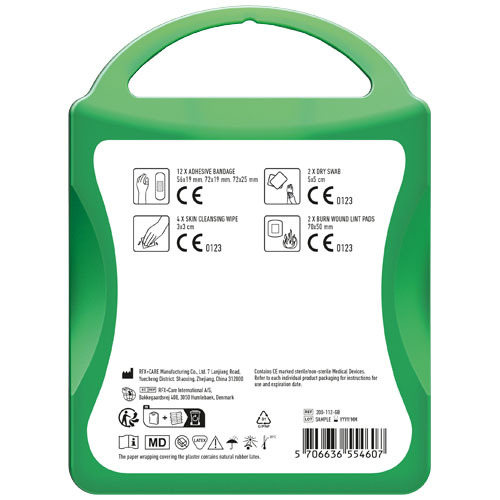 MyKit Zestaw pierwszej pomocy - Podróż Przezroczysty zielony 1Z250703 (4)
