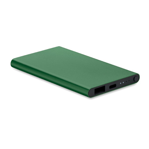 Power Bank 4000 mAh typ C Ciemnozielony MO6825-60 