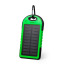 Wodoodporny power bank 4000 mAh, ładowarka słoneczna zielony V0354-06 (1) thumbnail
