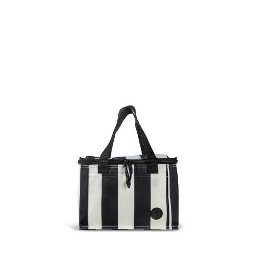 CITY TORBA TERMICZNA STRIPE rPET MAŁA, CZARNO-BIAŁY Czarno-Biały 5018592- 