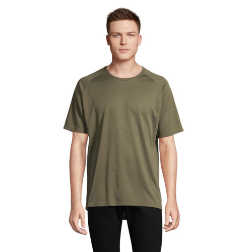 SPORTY Męski T-SHIRT 140g Army S11939-AR-S 