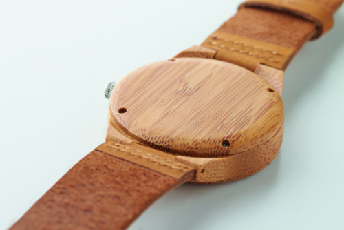Zegarek ze skóry drewna MO9645-40 (2)