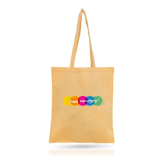 Torba z bawełny 140g z recyklingu z dodatkiem poliestru / RECYCOT Czerwony IP31117453 (2)