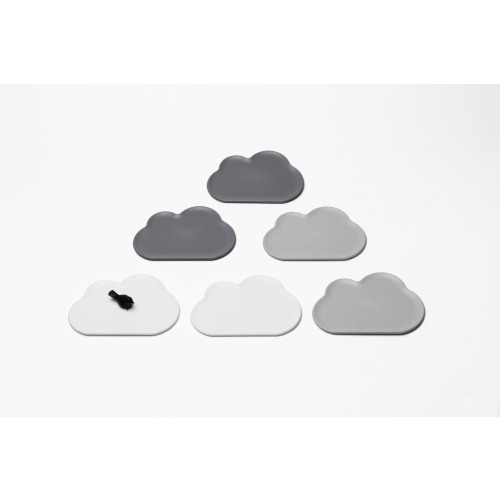 Podkładki 6 sztuk Cloud Szary QL10257-MX (3)