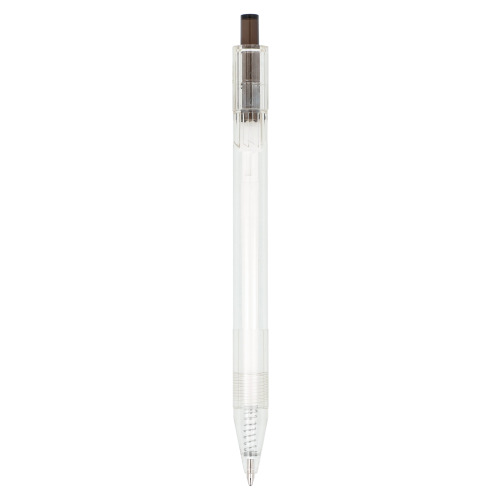 Długopis R-PET Transparentny / czarny LT80562-N0402 (5)