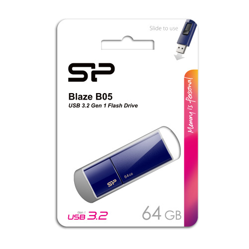 Pendrive Silicon Power 3,0 Blaze B05 niebieski EG813204 64GB (5)