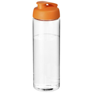 Bidon H2O Vibe o pojemności 850 ml z otwieranym wieczkiem Przezroczysty