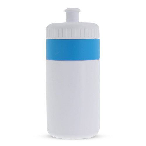 Bidon Sportowy Z Obwódka 500ml Biały / jasnoniebieski LT98735-N0112 
