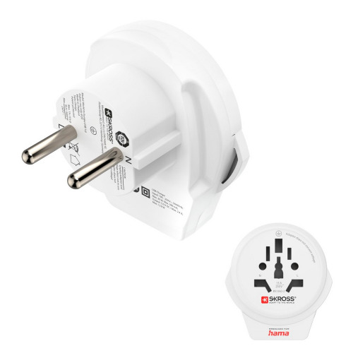 Adapter podróżny Skross for Hama USB Biały VH049-02 (1)